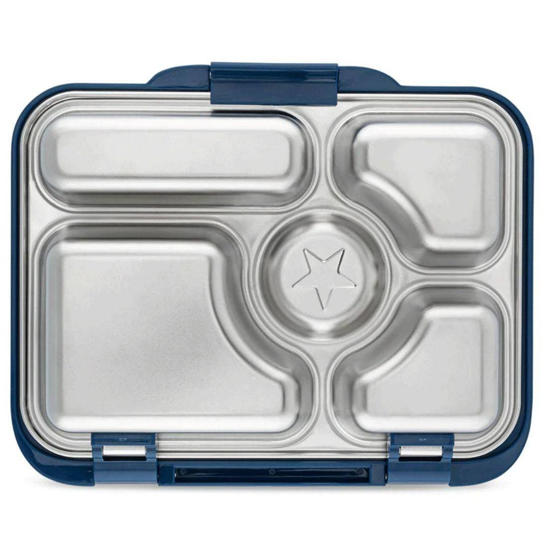 Yumbox Presto Staineless Steel Bento Box Santa Fe Blue 5 Compartment - Image 2