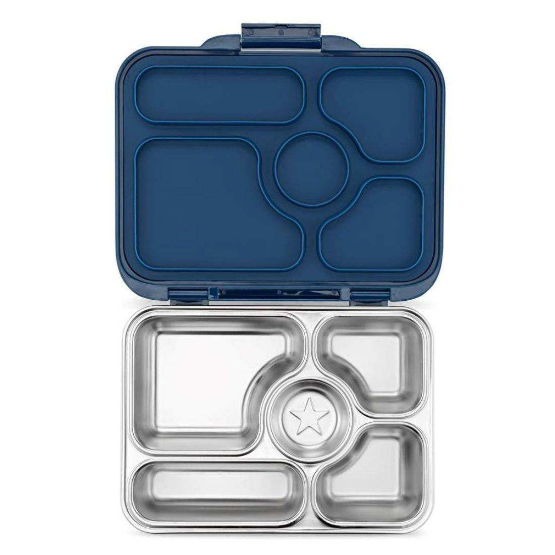 Yumbox Presto Staineless Steel Bento Box Santa Fe Blue 5 Compartment - Image 3
