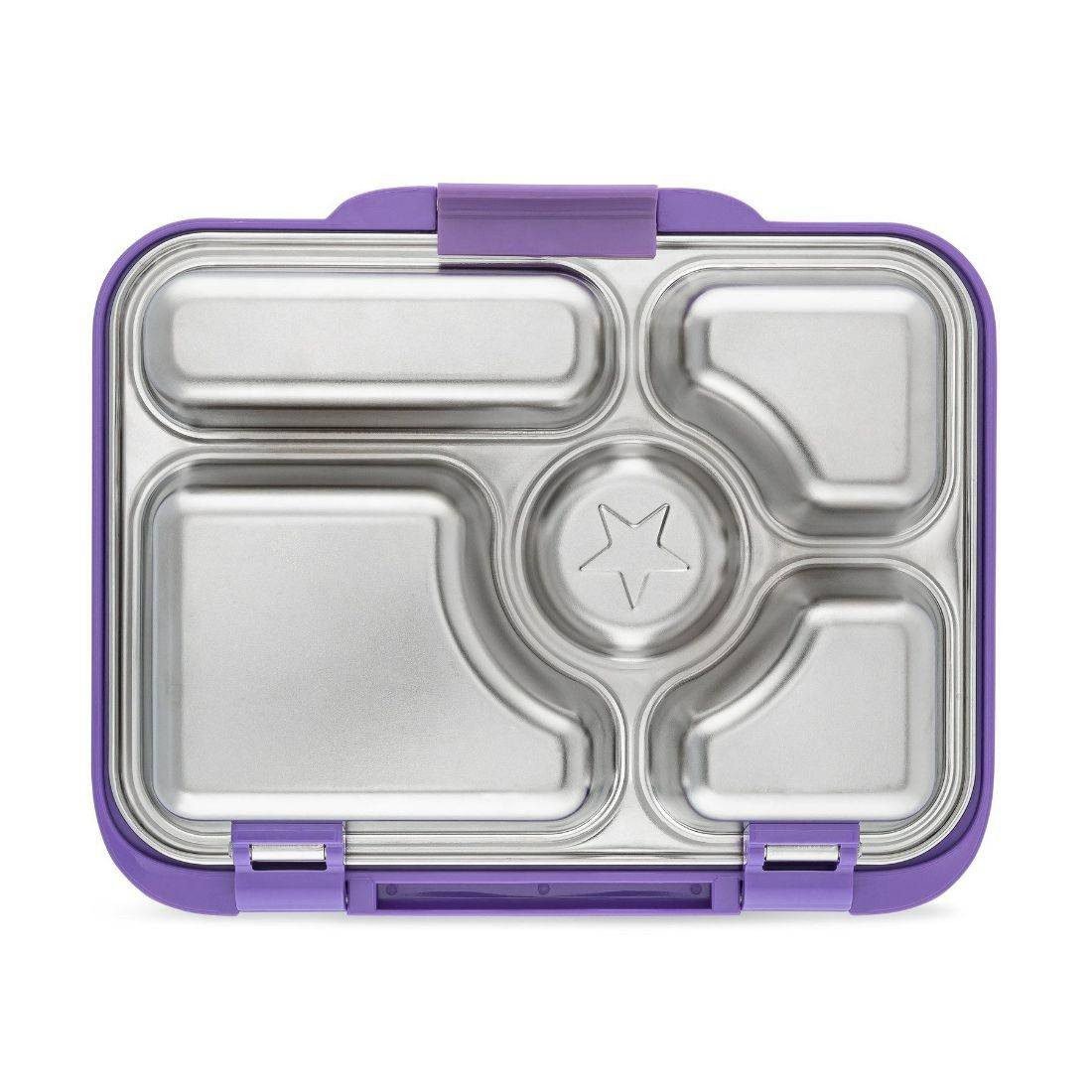Yumbox Presto Staineless Steel Bento Box Remy Lavender 5 Compartment - Image 2