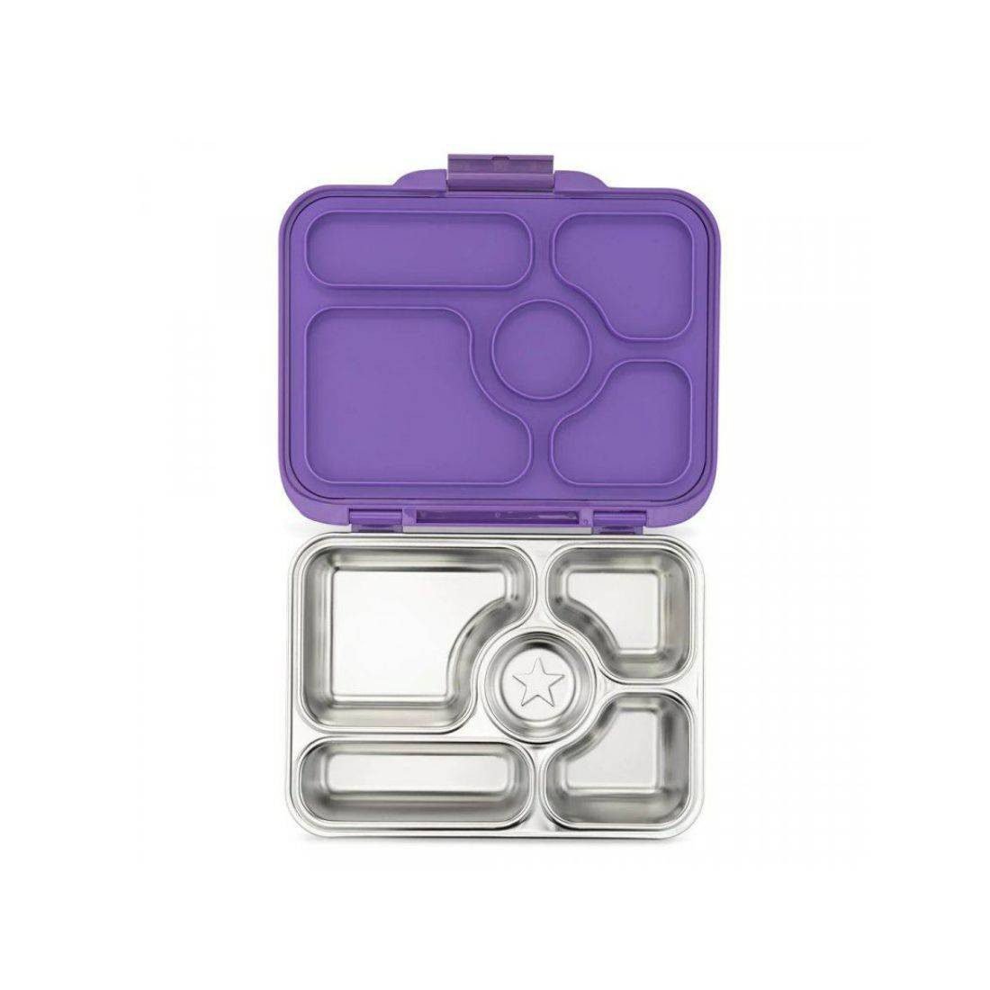 Yumbox Presto Staineless Steel Bento Box Remy Lavender 5 Compartment - Image 3
