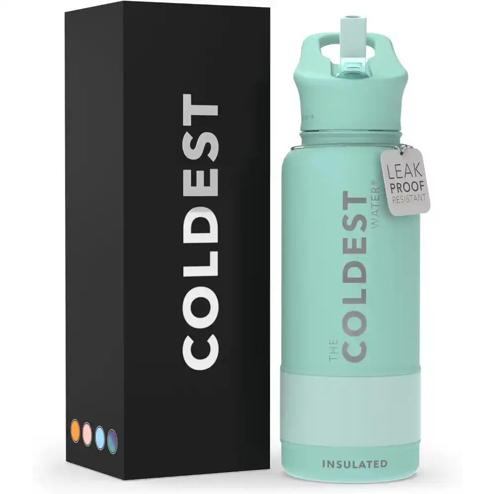 The Coldest Water Sport Stainless Steel Water Bottle with Straw Lid 946ml product thumbnail 3
