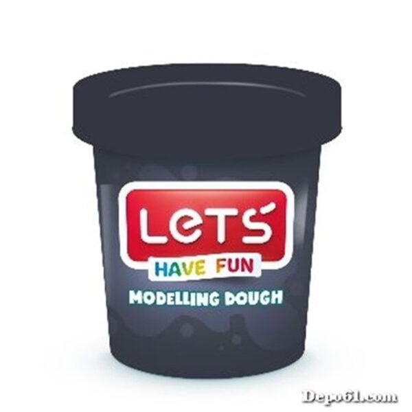 Lets Grey Play Dough 150 gm