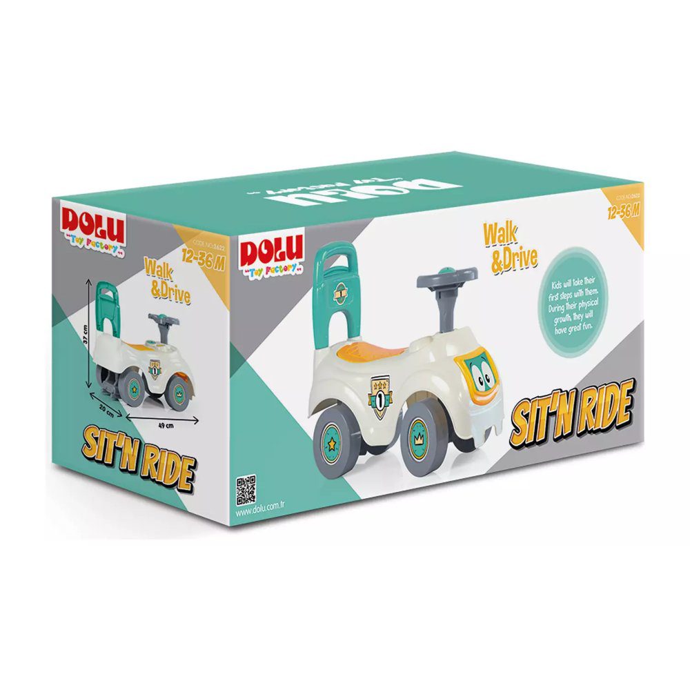 Dolu Walking Car White/Green/Yellow