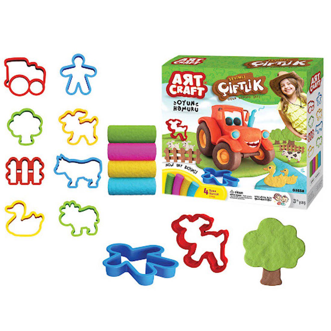 Art Craft Sweet Farm Dough Set