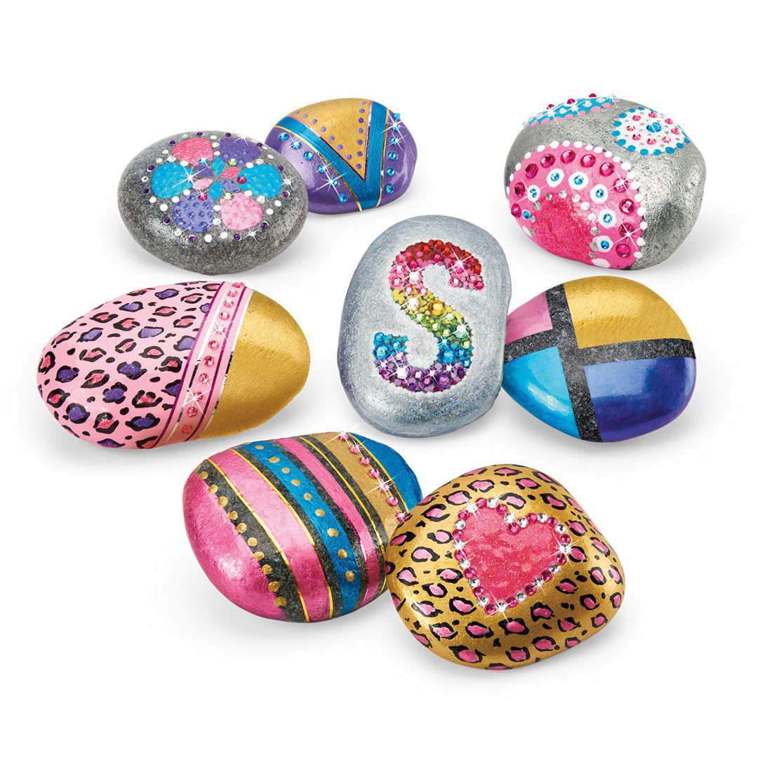 Cra-Z-Art Shimmer N Sparkle Metallic Madness Rock Art - Image 5