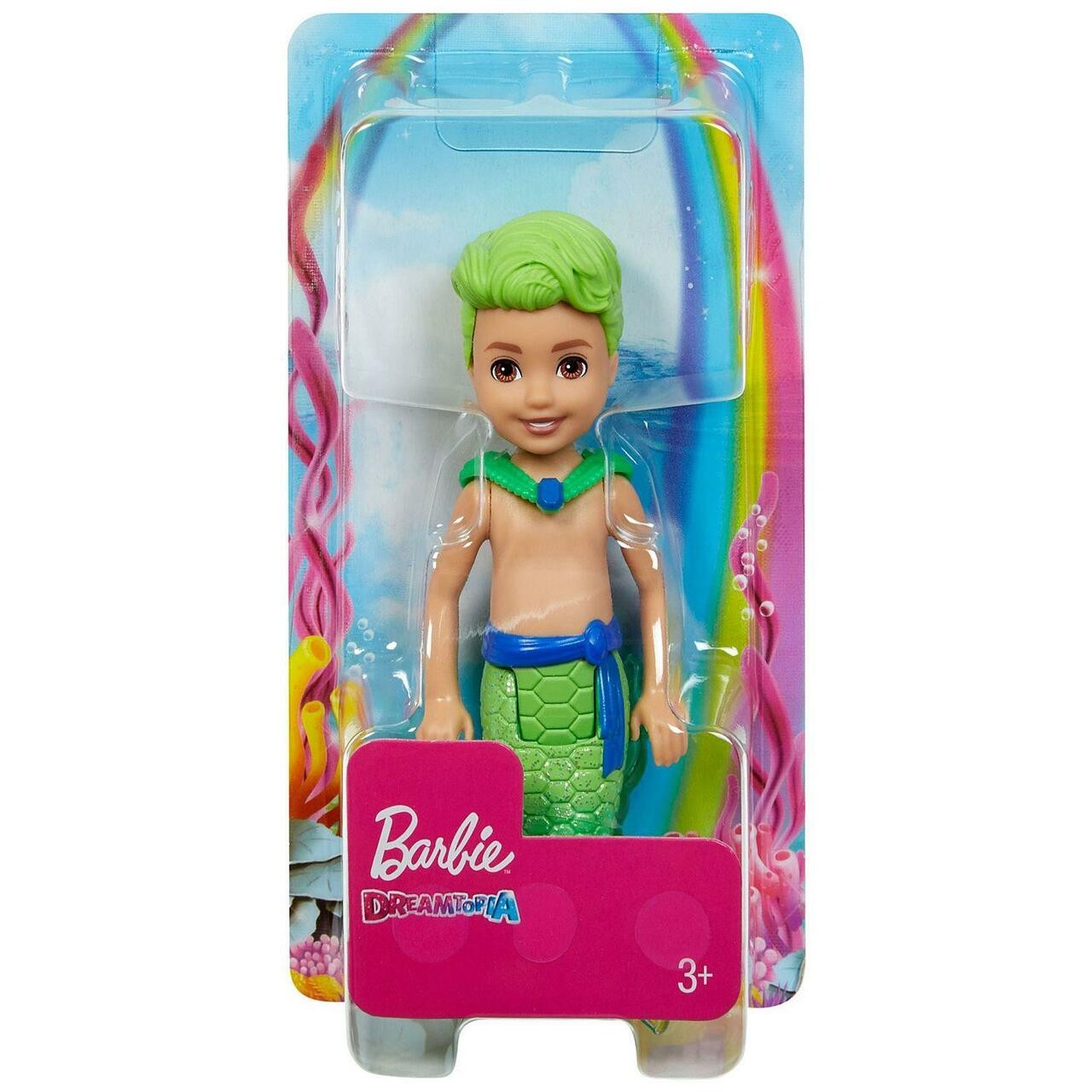 Barbie Mattel Dreamtopie Chelsea Mermaid Boy Green TheOutfit.me