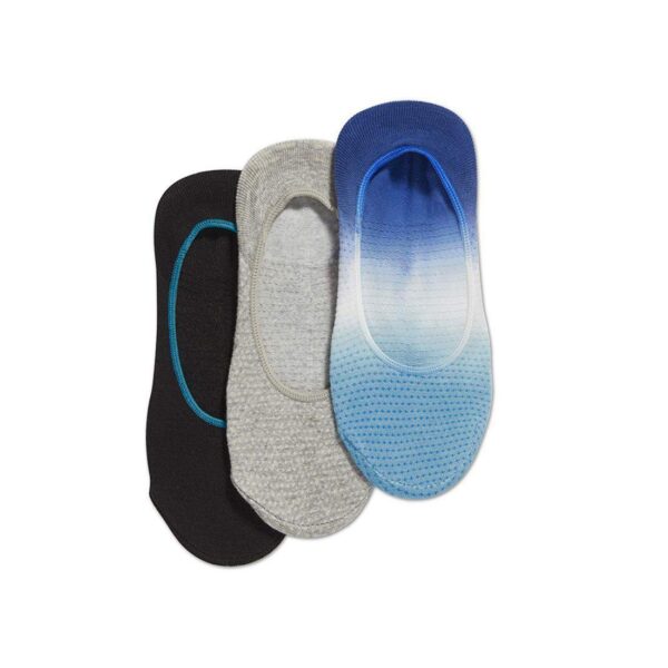 Hue Women Cotton Mesh No Show Liner Socks 3 Pair Pack Brook One Size