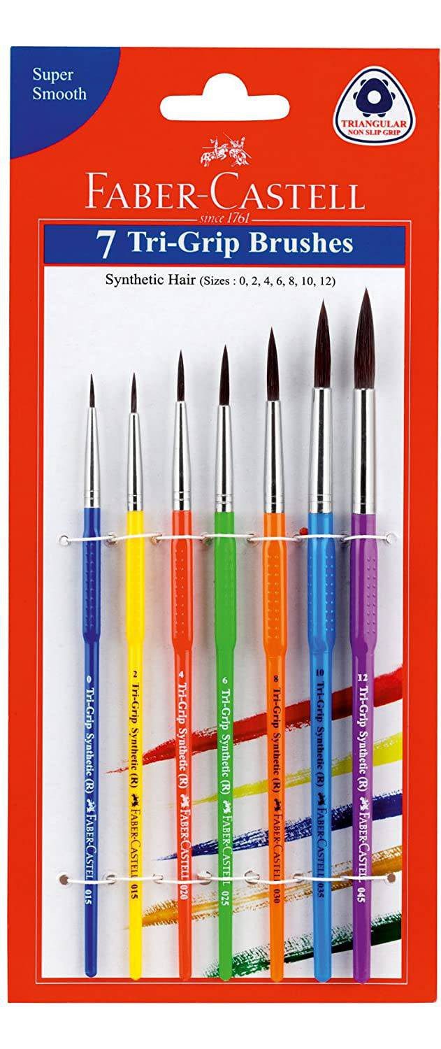 Faber Castell Round Tri-Grip Brushes