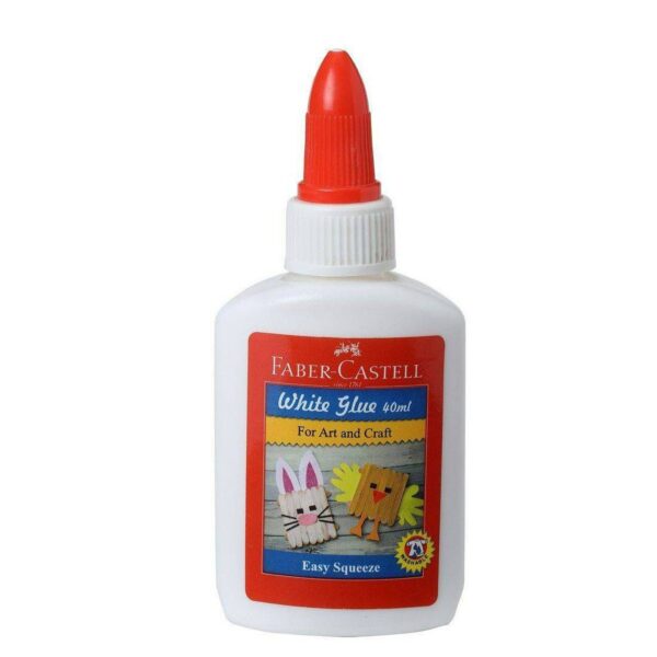 Faber Castell White Glue 40ml - Easy Squeeze