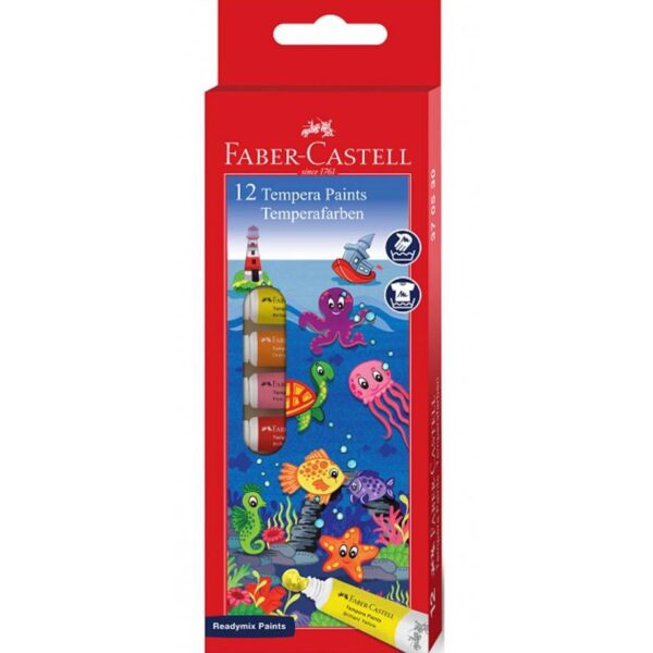 Faber Castell 12 Tempera Paints