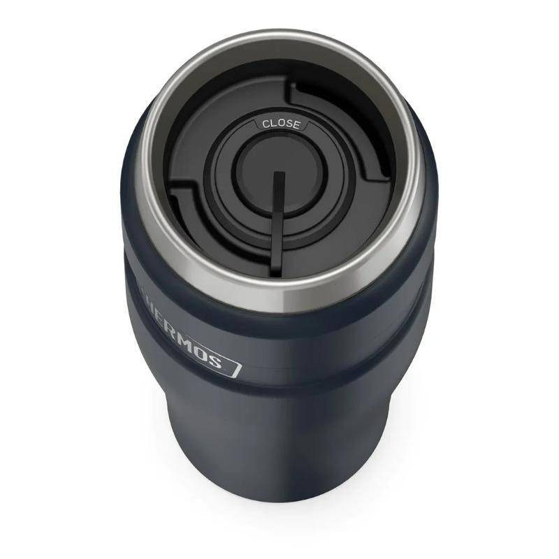 Thermos Stainless Steel King Vacuum Insulated Travel Mug Midnight Blue 470 Ml - Image 2