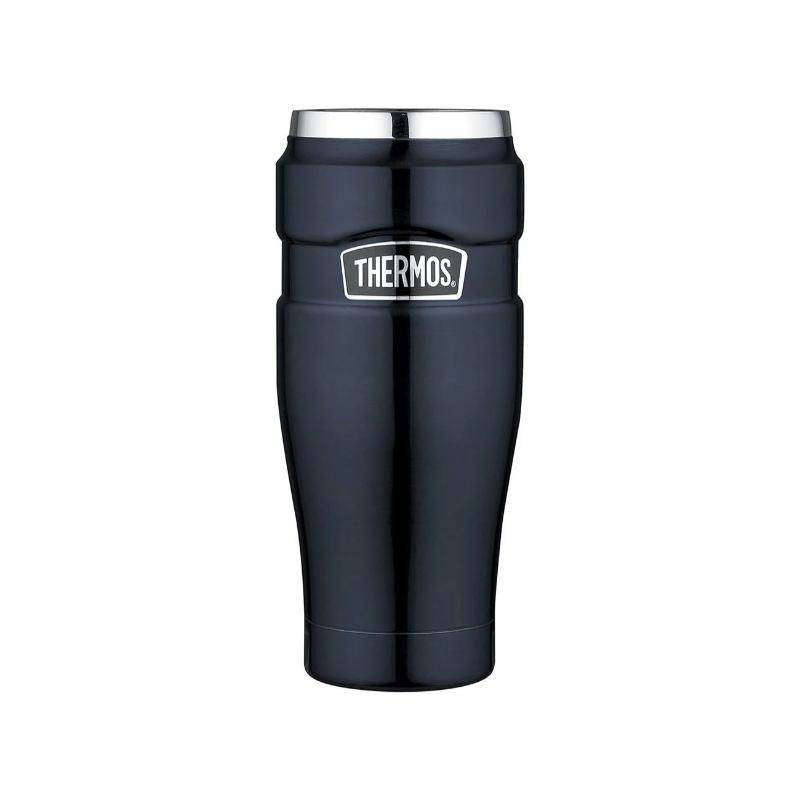 Thermos Stainless Steel King Vacuum Insulated Travel Mug Midnight Blue 470 Ml