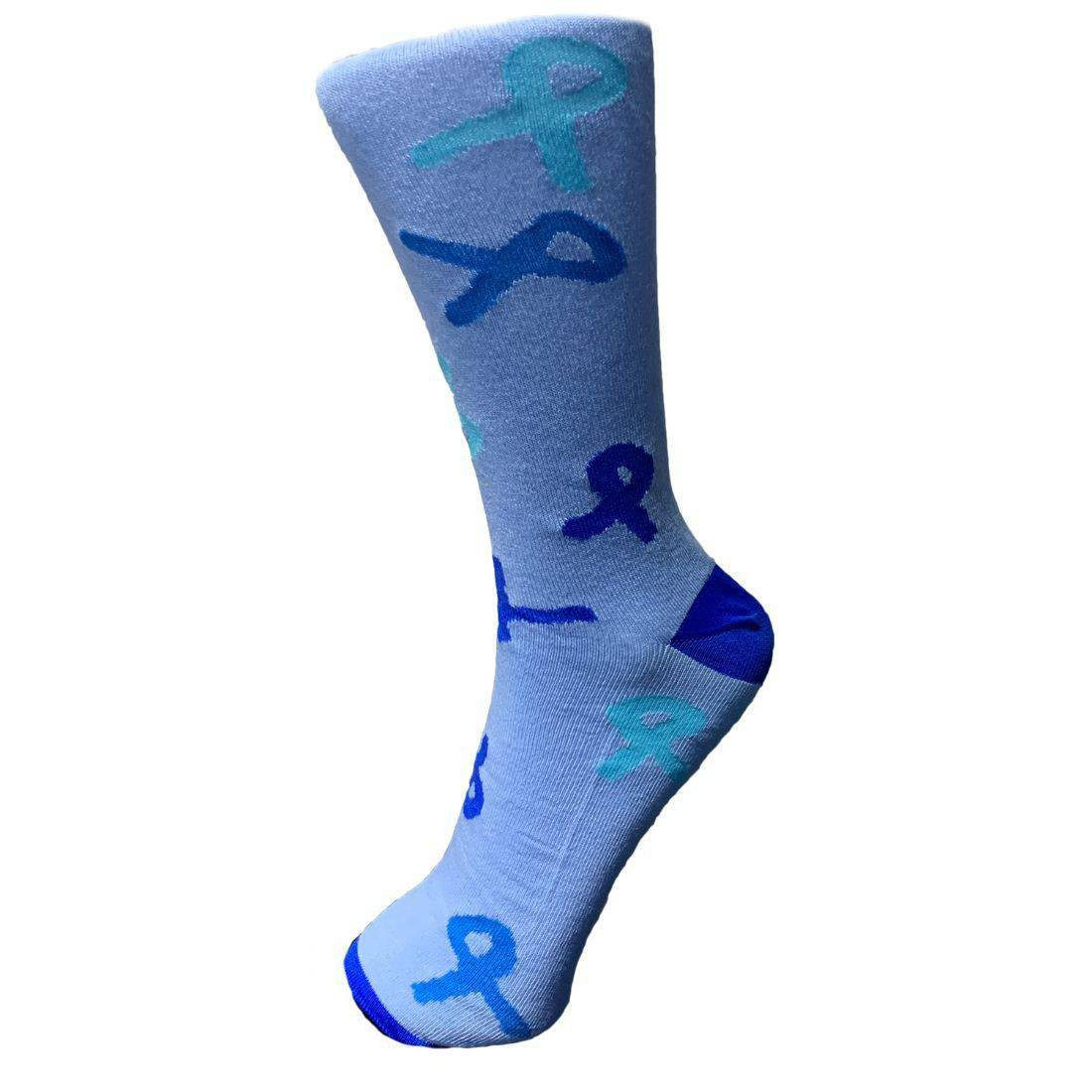 November Cancer Awareness Blue Men Socks 42-45 - Image 2