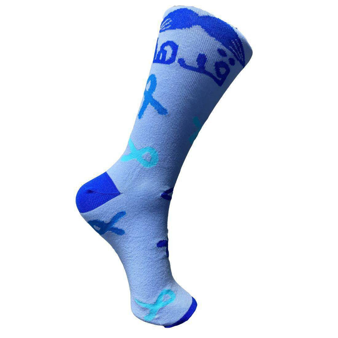 November Cancer Awareness Blue Men Socks 42-45