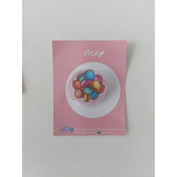 Vicky Bag Pin Macaroon