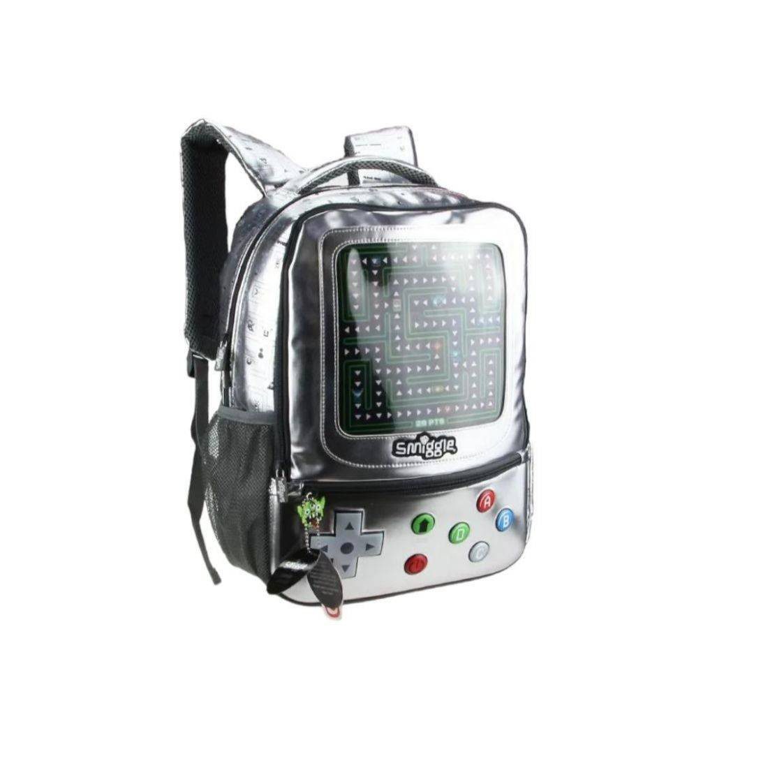 Smiggle Game Over-Silver Backpack - Image 2