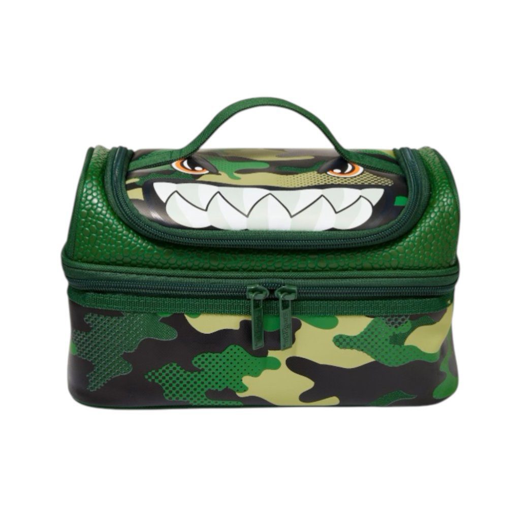 Smiggle Double Decker Lunch Bag - Green Camo