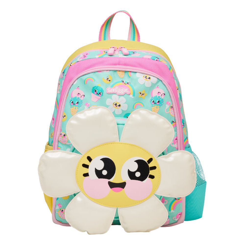 Smiggle Junior Character Backpack - Sunflower Green