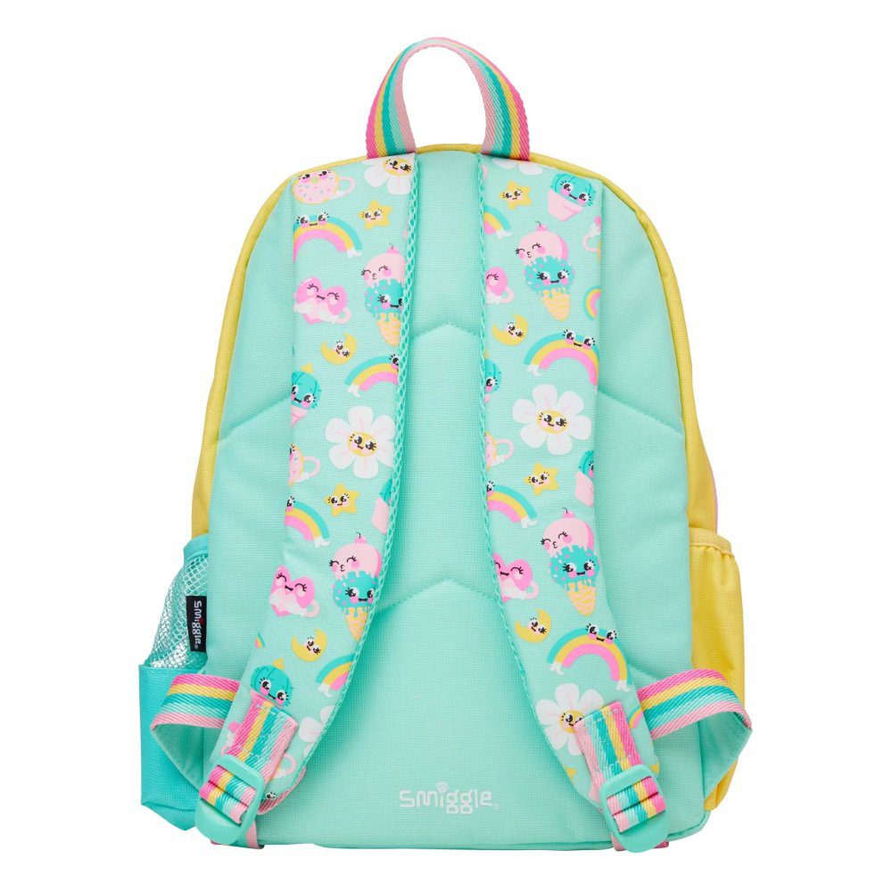 Smiggle Junior Character Backpack - Sunflower Green - Image 2