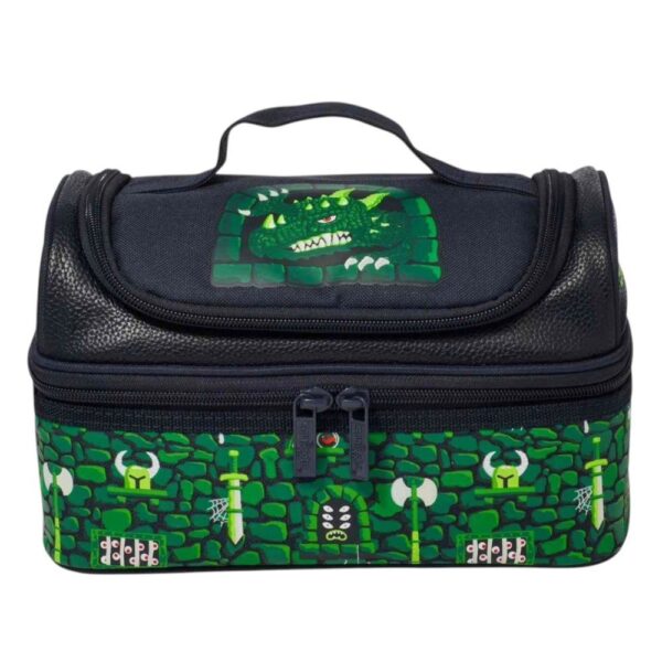 Smiggle Double Decker Lunch Bag - Dinosaur