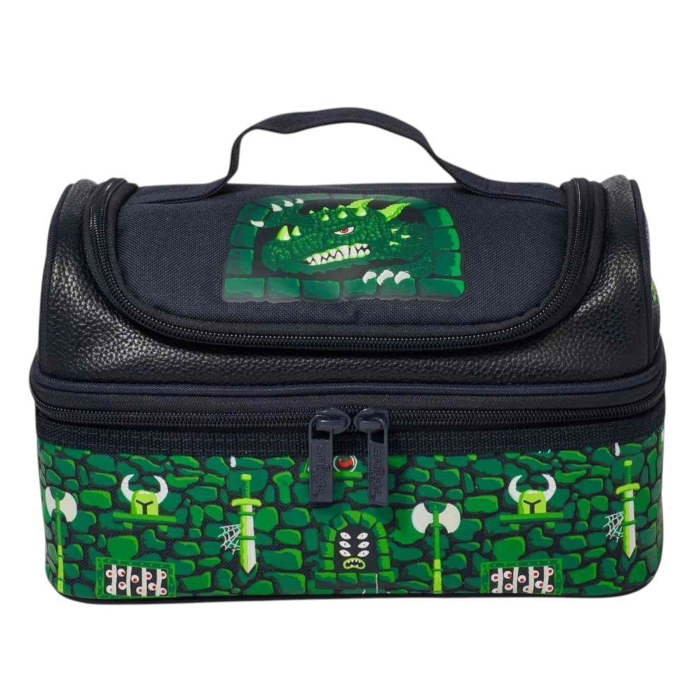Smiggle Double Decker Lunch Bag - Dinosaur