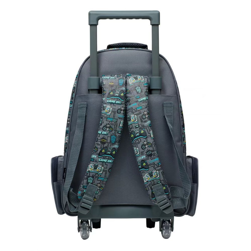 Smiggle Trolley Backpack With Light-Up Wheels - Game On - Image 2