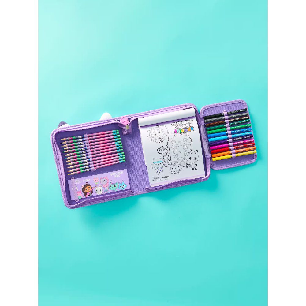 Smiggle Gabby's Dollhouse Zip It Stationery Gift Pack - 27 Pieces - Image 2