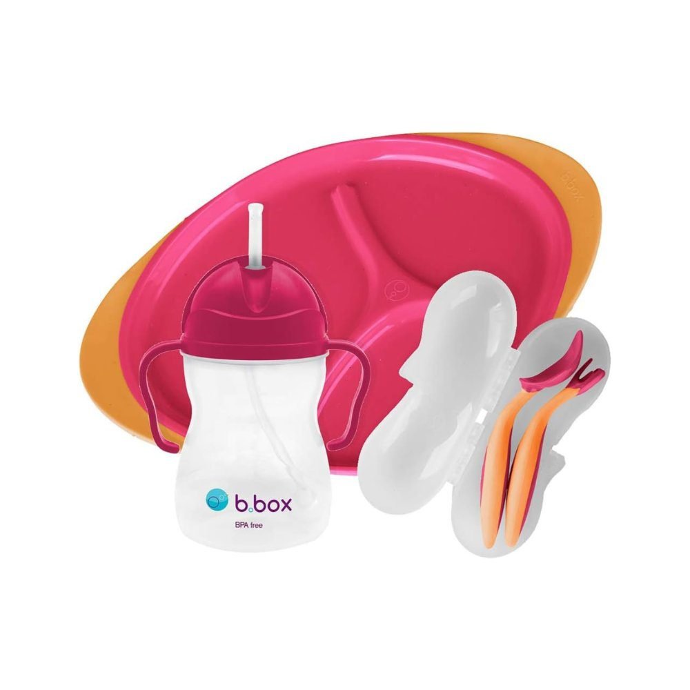 b.box Feeding Set- Divider Plate – Sippy Cup & Cutlery Set product thumbnail 3