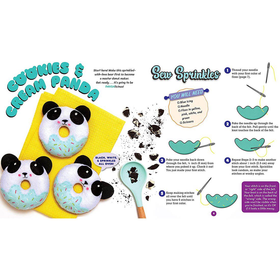 Klutz Sew Your Own Donut Animals - Image 3