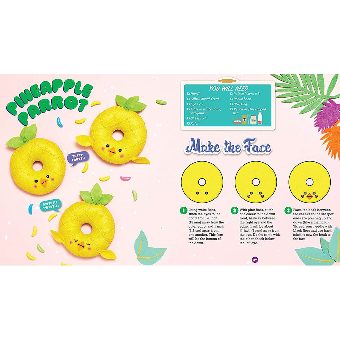 Klutz Sew Your Own Donut Animals - Image 4