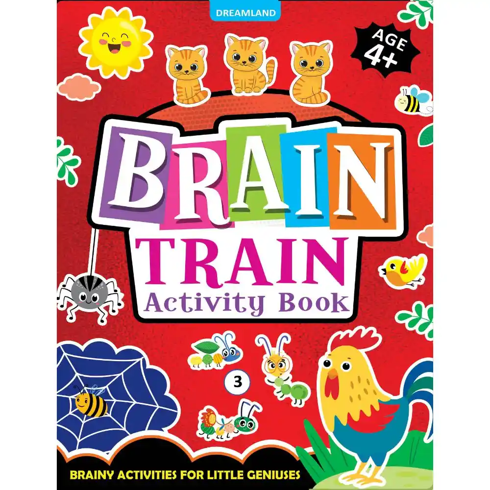 Dreamland Publications Brain Train Activity Book 4+