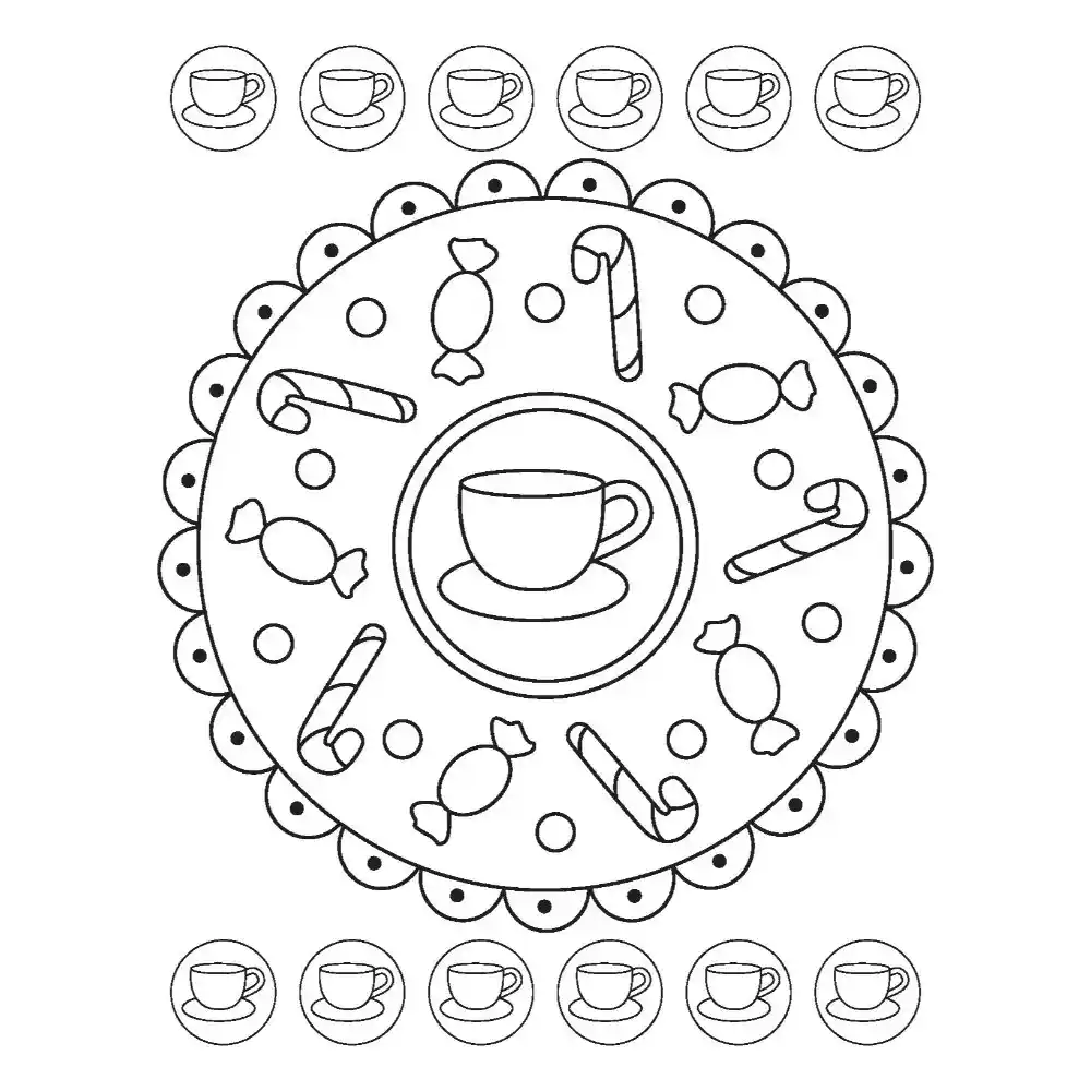 Dreamland Mandala Colouring for Kids - Book 2 - Image 2