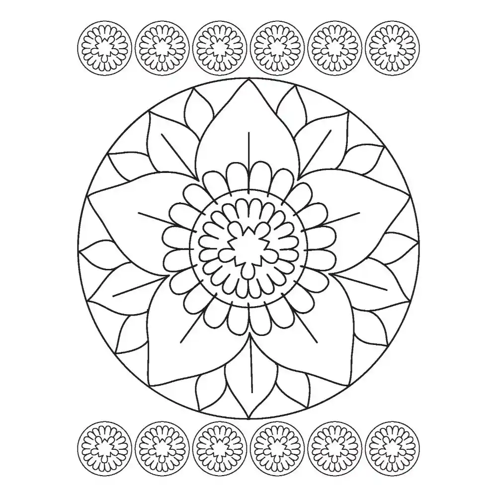 Dreamland Mandala Colouring for Kids - Book 2 - Image 3