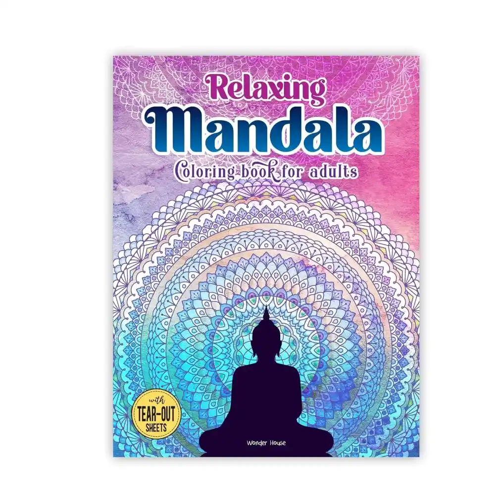 Wonder House Relaxing Mandala - Coloring Book For Adults