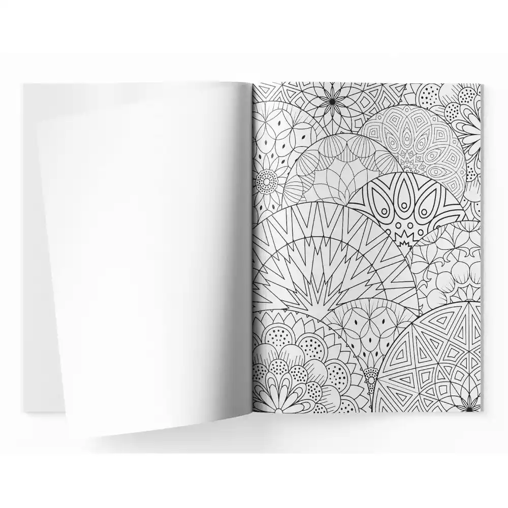 Wonder House Relaxing Mandala - Coloring Book For Adults - Image 3