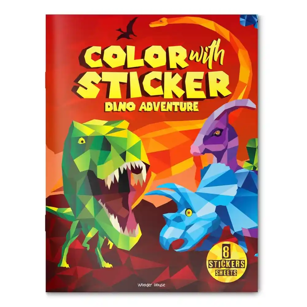 Wonder House Color with Sticker - Dino Adventure