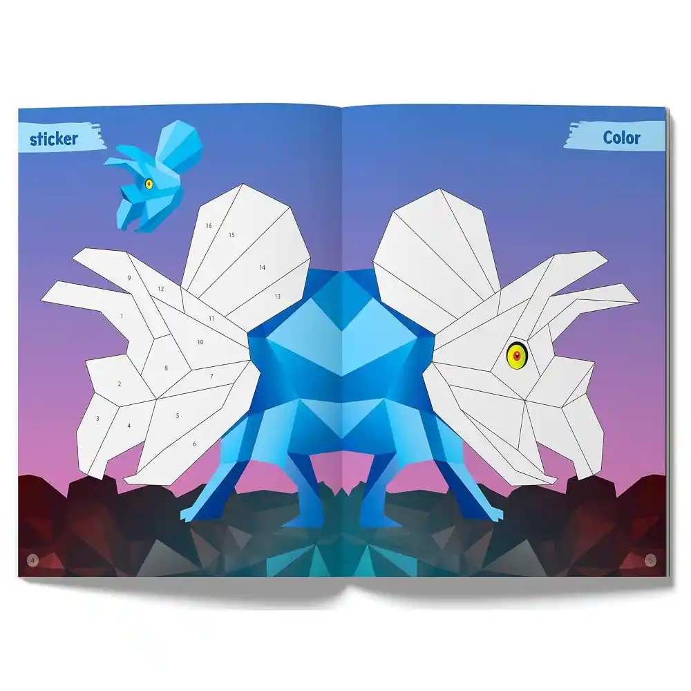 Wonder House Color with Sticker - Dino Adventure - Image 2