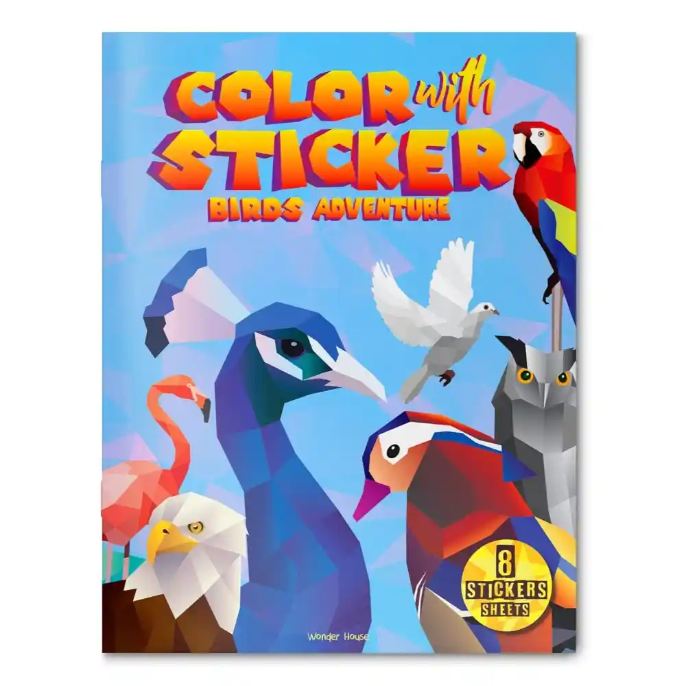 Wonder House Color with Sticker - Birds Adventure