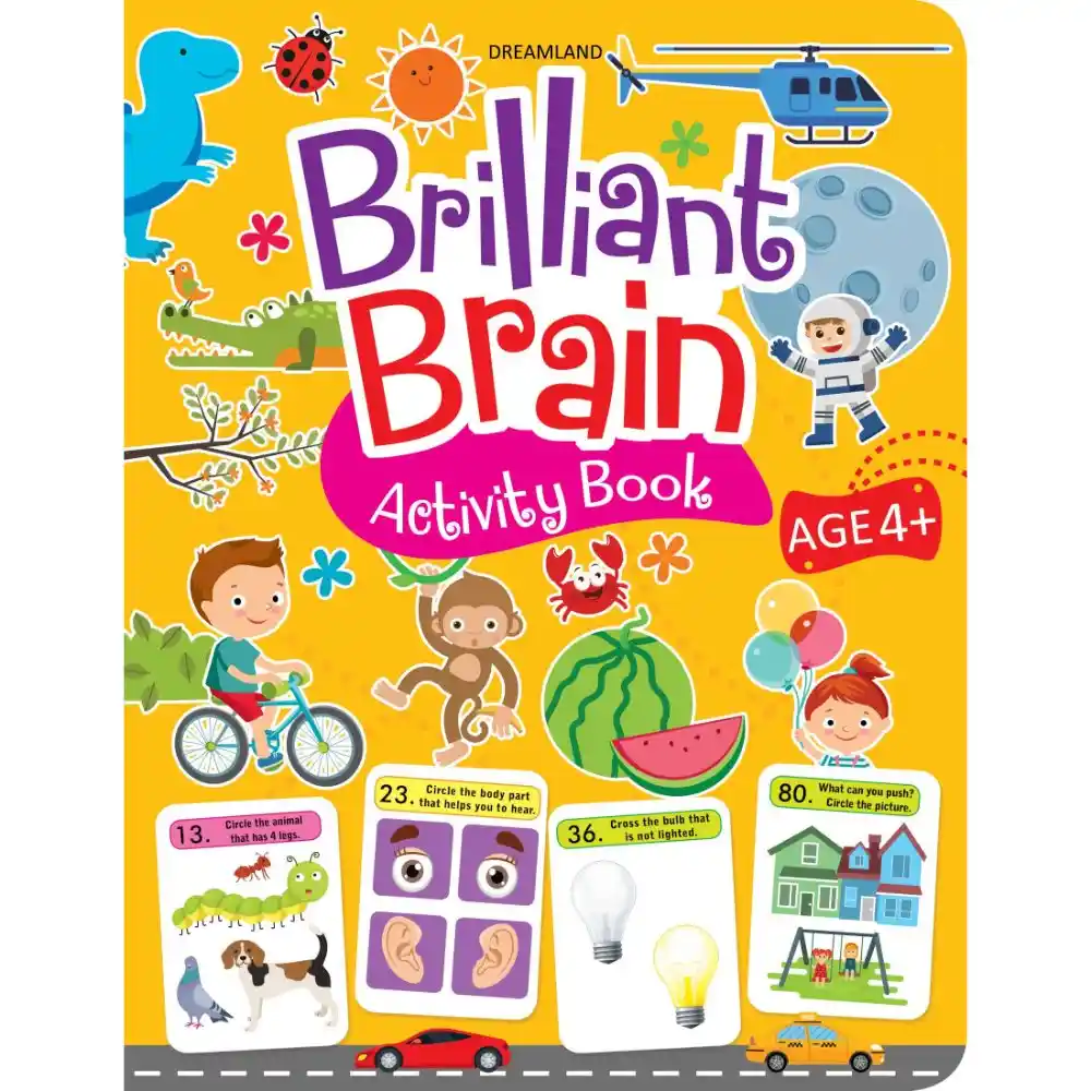 Dreamland Publications Brilliant Brain Activity Book 4+