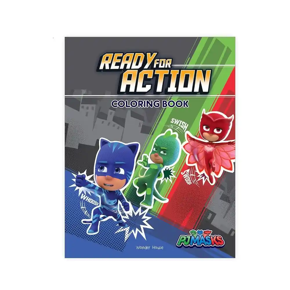 Wonder House PJ Masks - Ready For Action Coloring Book