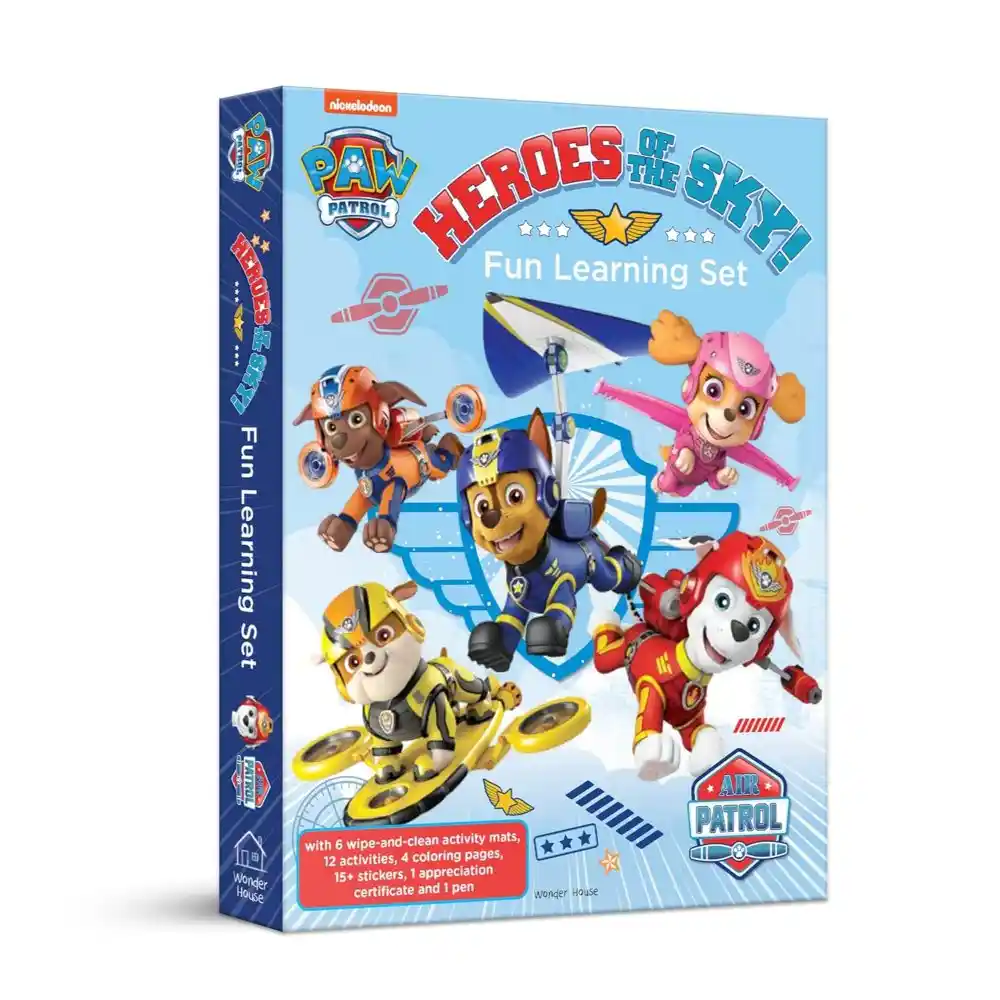 Wonder House Nickelodeon Paw Patrol - Air Paw Patrol Heroes of The Sky Fun Learning Set