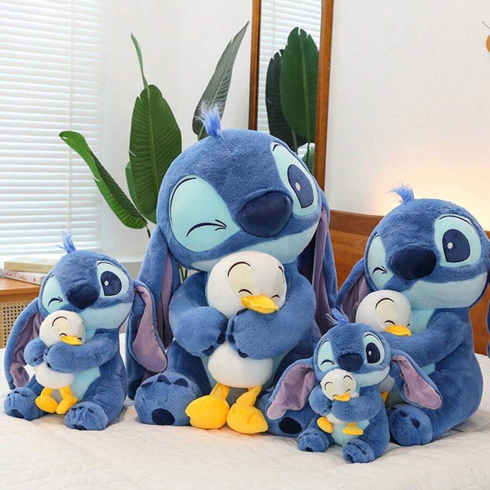 Stitch Plush Toy with Duck 30cm - Image 4