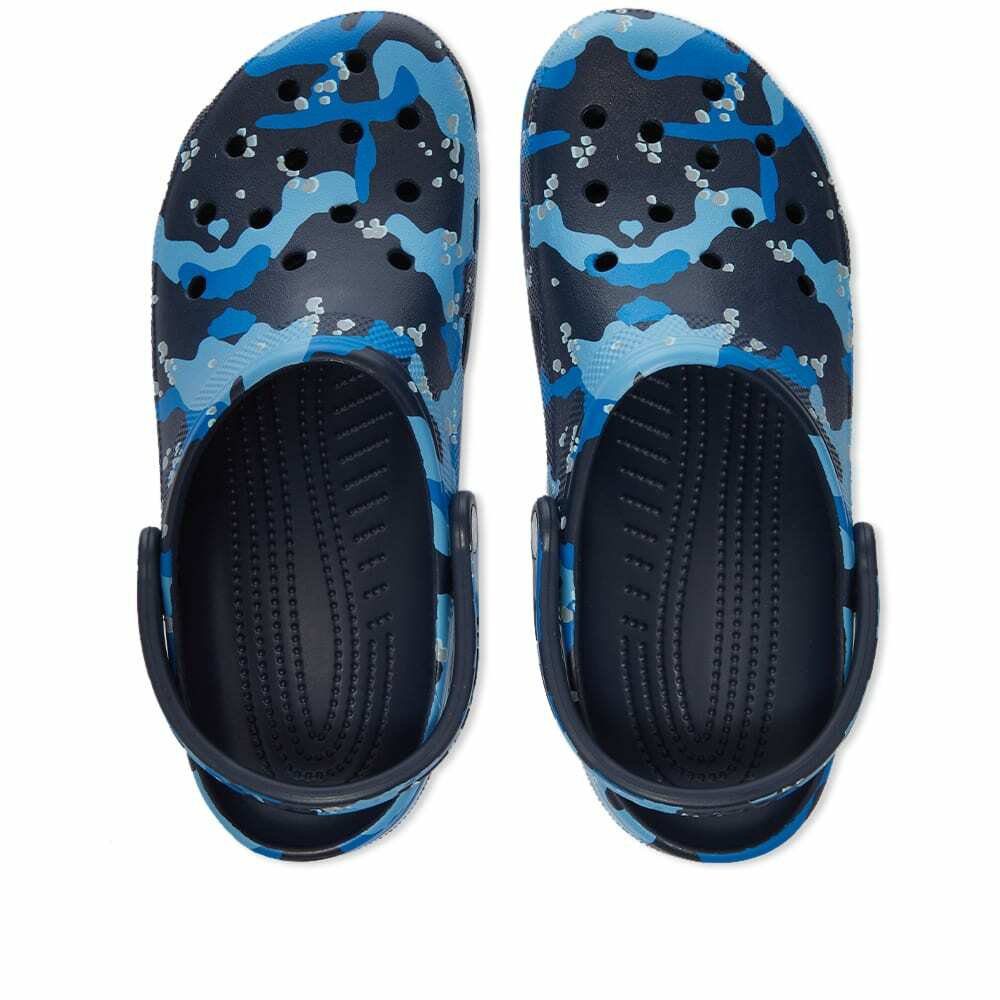 Crocs Kids Classic Clog Camo Navy Multi - Image 3