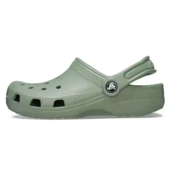 Crocs Kids Classic Clog in Moss-2