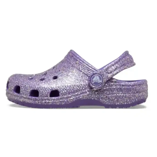 Crocs Kids Classic Fantasy Glitter Clog Purple-2