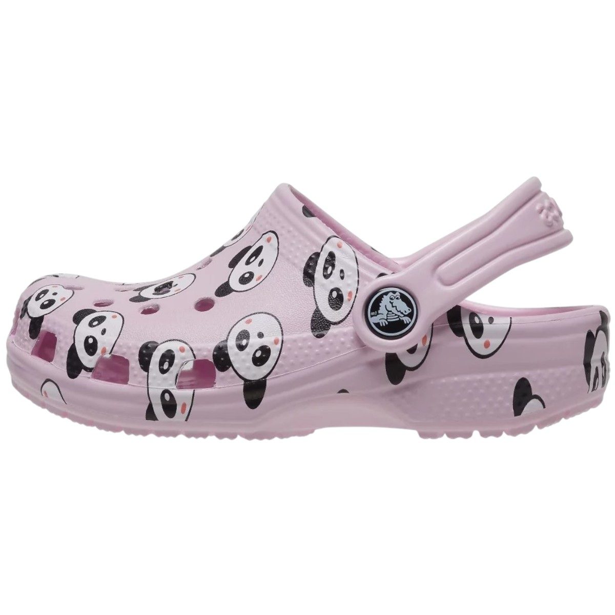Crocs Toddler Classic Panda Print Clog Pink - Image 2