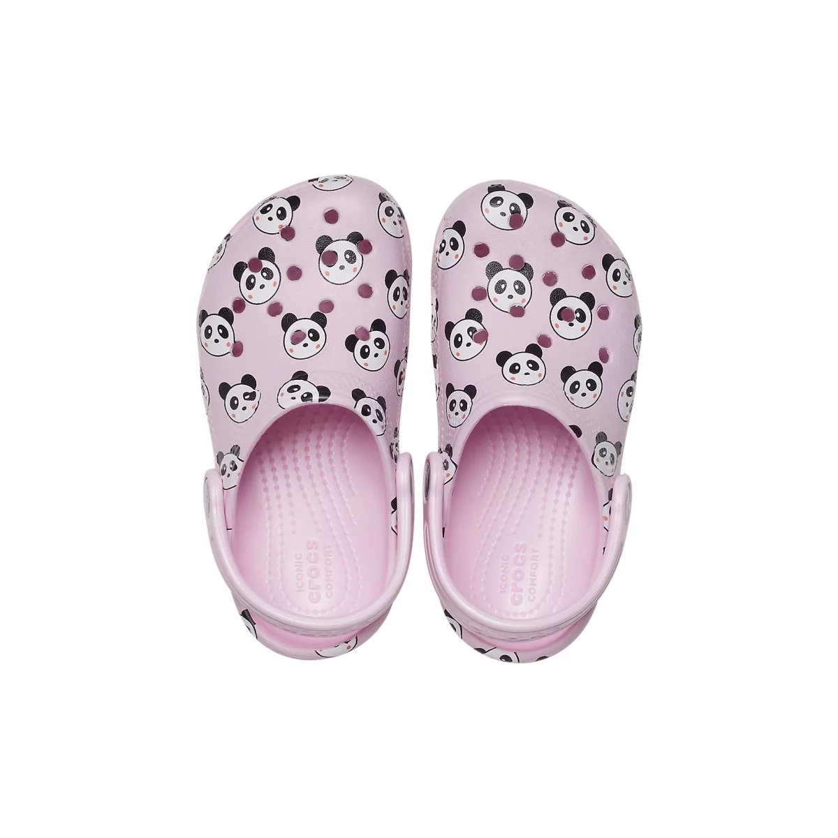 Crocs Toddler Classic Panda Print Clog Pink - Image 3
