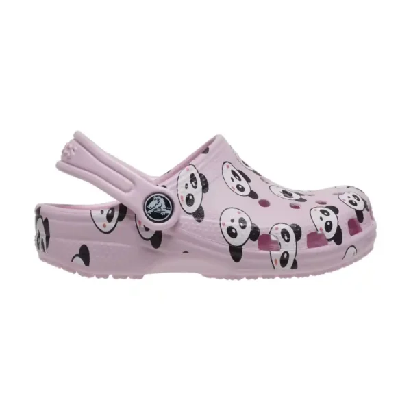 Crocs Kids Panda Print Pink Clog-1