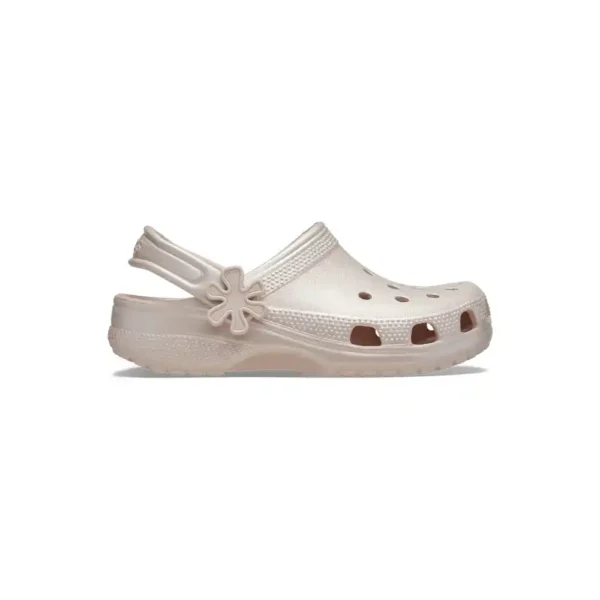 Crocs Toddler Classic Pearl Shine Clog In Quartz-1