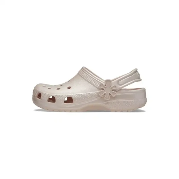 Crocs Toddler Classic Pearl Shine Clog In Quartz-2